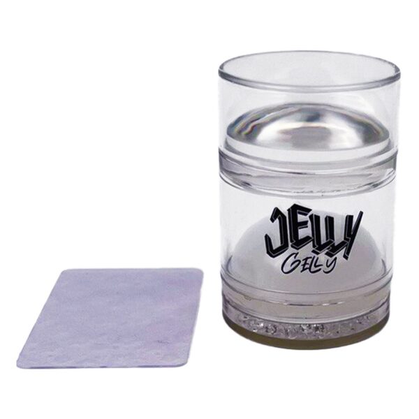 Jelly Gelly Doppelstempel aus Silikon mit Spatel [ST000] – Bild 2